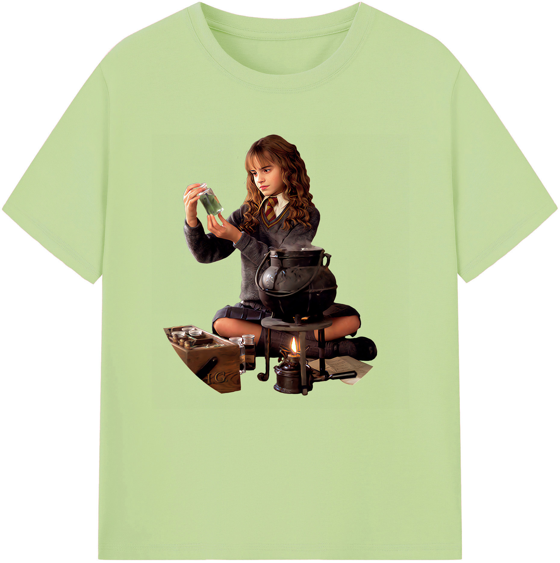 （画像用） Harry Potter ハリー・ポッターシリーズ 綿100％半袖Tシャツ（フロントプリント）